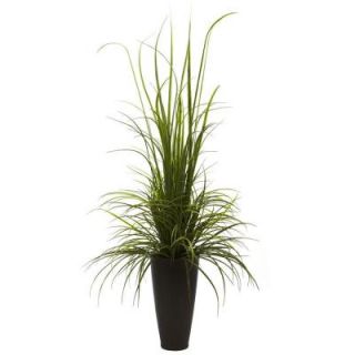 Nearly Natural 64 in. Indoor/Outdoor River Grass with Planter 4969