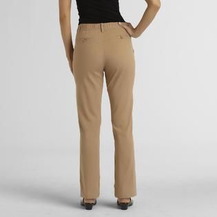 Basic Editions   Womens Stretch Twill Pants