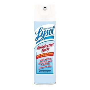 Lysol  Disinfectant Spray   19 Ounce Linen with Free 40 Count Wipes