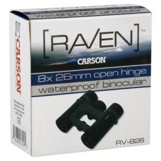 Carson  Waterproof Binoculars, 8x 26 mm, Raven, 1 pair