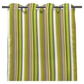 Jordan 50 x 84 Outdoor Curtain Panel   Lime Zest