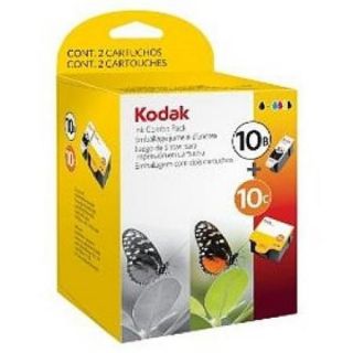 Kodak 425/420 Page Yield 10B Black 10C Color Ink Cartridge Combo for ESP Printers