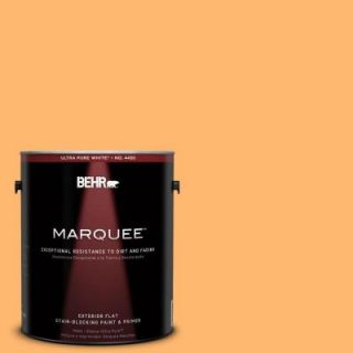 BEHR MARQUEE 1 gal. #P240 5 Cheese Puff Flat Exterior Paint 445401