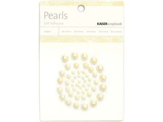 Self Adhesive Pearls 50/Pkg Champagne