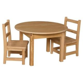 Wood Designs Round Table and Chair Set