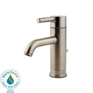 Pfister Contempra 4 in. Centerset Single Handle Bathroom Faucet in Brushed Nickel GT42 NK00