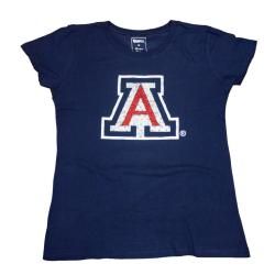 Campus Couture Womens Arizona Wildcats Rylan V neck T shirt