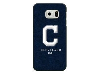 Galaxy S6 Edge Case, Onelee(TM) MLB Cleveland Indians Samsung Galaxy S6 Edge Case [Black Hard Plastic]