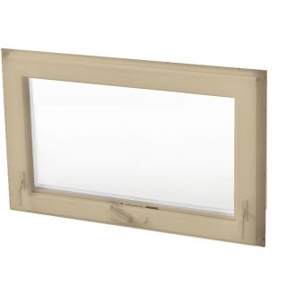 BetterBilt 340 Series Single Vinyl Double Pane Single Strength New Construction Awning Window (Rough Opening 24 in x 24 in; Actual 24 in x 24 in)