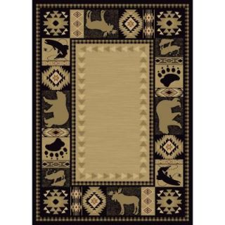 Balta US Northern Territory Black 3 ft. 11 in. x 5 ft. 7 in. Area Rug 91667961201703