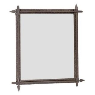 Quapaw Small Wall Mirror (Large, Woodland Brown)