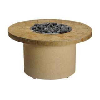 Sedona by Lynx 44 in. Round Ice N' Fire Pit in Sandalwood LFPC S