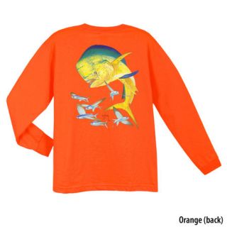 Guy Harvey Youth Bull Dolphin Long Sleeve T Shirt 790986