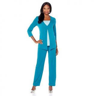 Slinky® Brand Colorblock Twofer and Pant Set   7844576