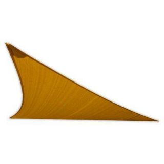 EarthCo Shade Sails 15 ft. Sandy Beach Right Triangle Patio Shade Sail with Mounting Hardware 007