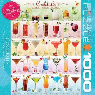 EuroGraphics Cocktails 1000 Piece Puzzle