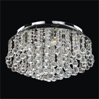 Glow Lighting Prestige 4 Light Flush Mount