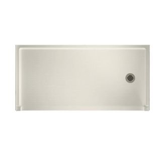 Swanstone Glacier Solid Surface Shower Base (Drain Included) (Common 30 in x 60 in; Actual 30 in x 60 in)