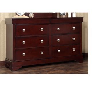 Newberry Cappuccino 6 drawer Dresser