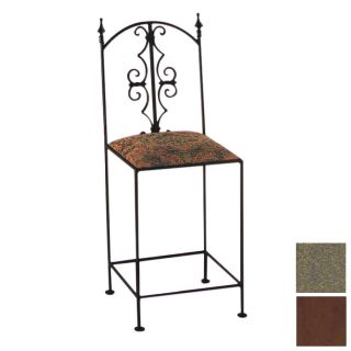 Grace Collection Gothic Antique Bronze 24 in Counter Stool