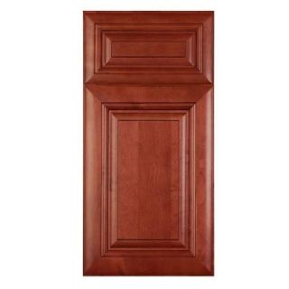 Home Decorators Collection 13x13 in. Lyndhurst Cabinet Door Sample in Cabernet SD1313 LCB