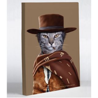 One Bella Casa Pets Rock Western Graphic Art on Wrapped Canvas