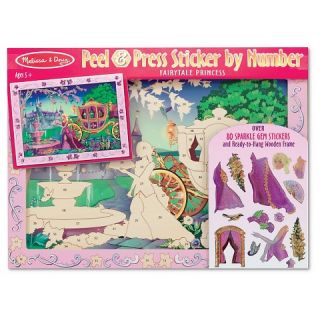 Melissa & Doug® Peel & Press Sticker by Number   Fairytale Princess