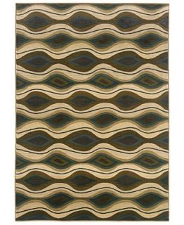 Sphinx Area Rug, Odyssey 4443D Brown/Blue 40 X 59