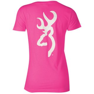 Browning Womens Short Sleeve Fitted Buckmark Graphic Tee 452345