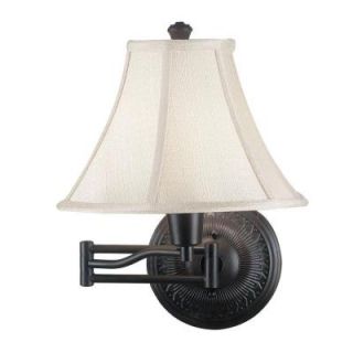 Kenroy Home Amherst Oil Rubbed Bronze Wall Swing Arm Lamp 21395ORB