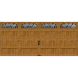 Clopay Gallery Collection 16 ft. x 7 ft. 18.4 R Value Intellicore Insulated Ultra Grain Medium Garage Door with Windows GR2LU_MO_WIA2