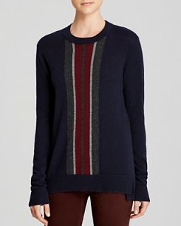 Vince Sweater  Regimental Stripe Cashmere