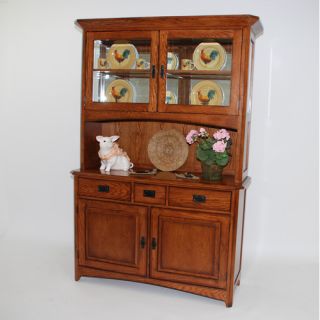 Arts and Crafts 41.5 H x 56 W Desk Hutch by Mastercraft Collections