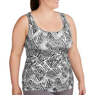 Faded Glory Women's Plus Size Essential Ribbed Tank