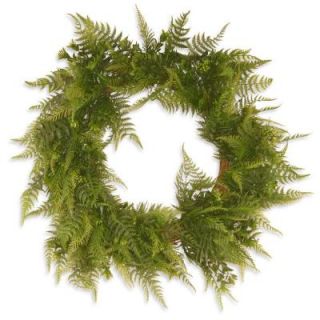 National Tree Company 22 in. Garden Accents Boston Fern Wreath GABF30 22WG