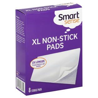 Smart Sense Non Stick Pads, Sterile, Large, 10 pads   Health