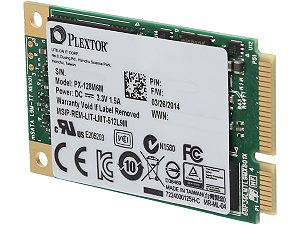 Plextor M6M Mini SATA(mSATA) 64GB SATA 6Gb/s Internal Solid State Drive (SSD) PX 64M6M