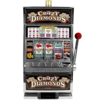 Trademark Games Crazy Diamonds Slot Machine Bank 10 41740