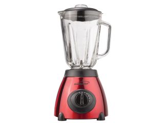 BRENTWOOD JB 810 5 Speed Blender with Stainless Steel Base & Glass Jar (Red)