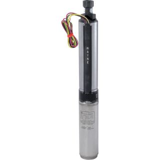 Wayne 3-Wire 4in. Submersible Deep Well Pump — 1 HP, 1 1/4in., Model# T100S10-2  Deep Well Pumps