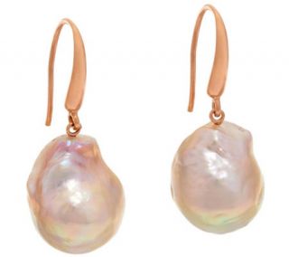 Honora 13.0mm Ming Cultured Pearl Sterling Drop Earrings —