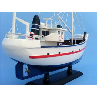 Fine Catch Fishing Model Boat by Handcrafted Nautical Decor
