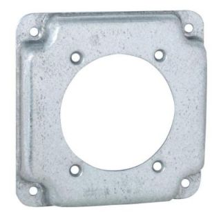 Raco 4 in. Square Exposed Work Cover for Single 30 50A Round Device (10 Pack) 816C
