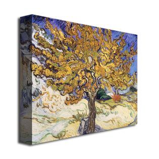 Trademark Fine Art  26x32 inches Vincent Van Gogh Mulberry Tree, 1889