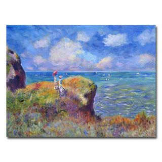 Trademark Fine Art On the Bluff at Pourville by David Lloyd Glover