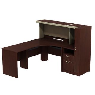 Quantum 53 H x 70 W Right L Desk by Bush Business Furniture