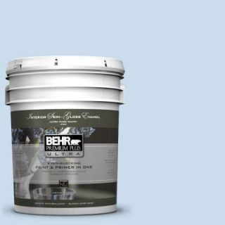 BEHR Premium Plus Ultra 5 gal. #560C 2 Caribbean Mist Semi Gloss Enamel Interior Paint 375005