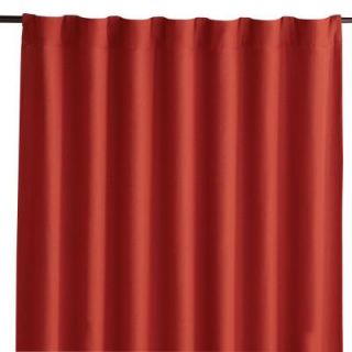 Home Decorators Collection Chili Red Outdoor Back Tab Curtain (Price Varies by Size) 1624459