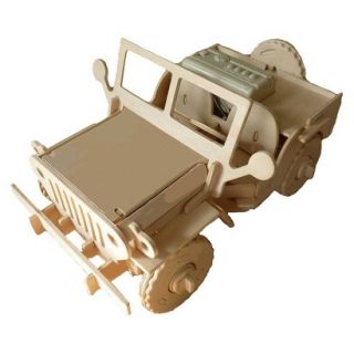 Robotime 3D Wooden Robotic Puzzle Off Road Utility Jeep