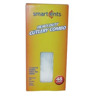 Smart Cents  Heavy Duty Cutlery Combo 48 count